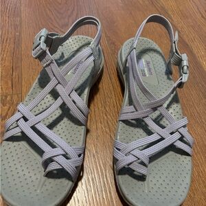 Skechers outdoor lifestyle sandals size 9.5 purple and gray worn a few times